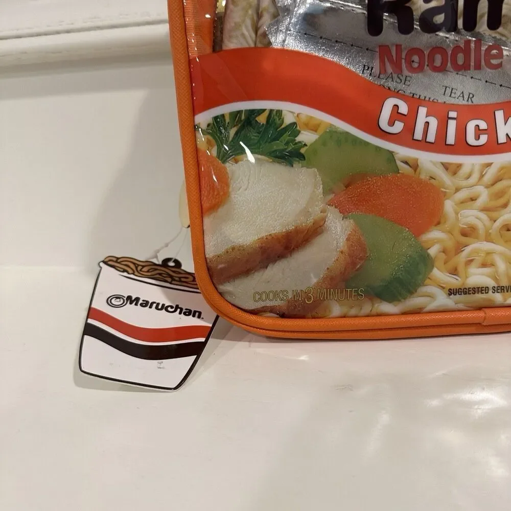 Maruchan Ramen Chicken Flavor Cosmetic Makeup Travel Bag Set